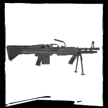Fusil M60 AR60 E4 METAL AEG BLACK ARES